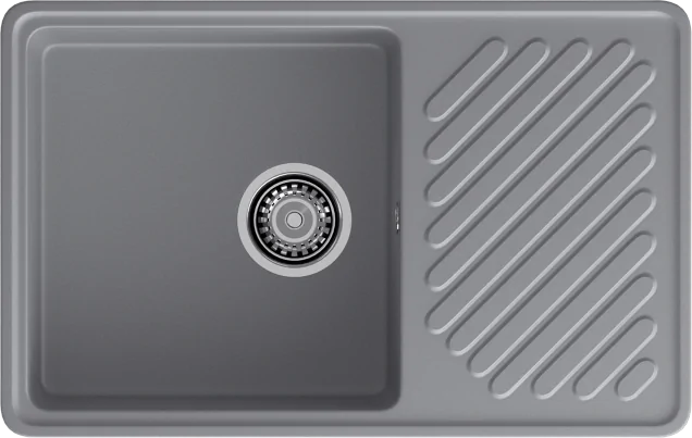 Мойка для кухни GranFest Quarz GF-QUARZ 52 темно-серая