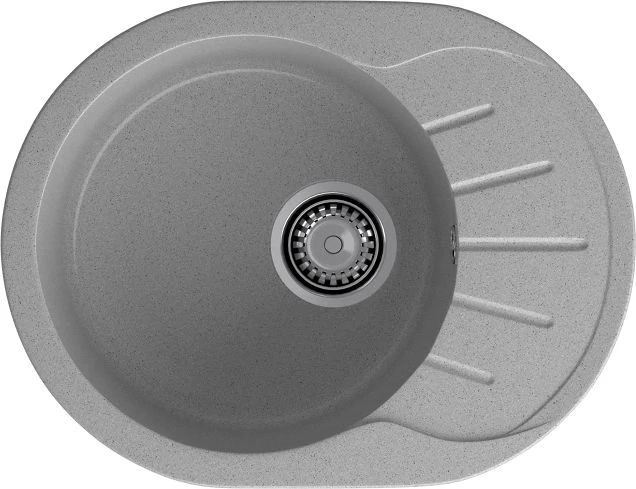 Мойка для кухни GranFest Rondo GF-R580L серый