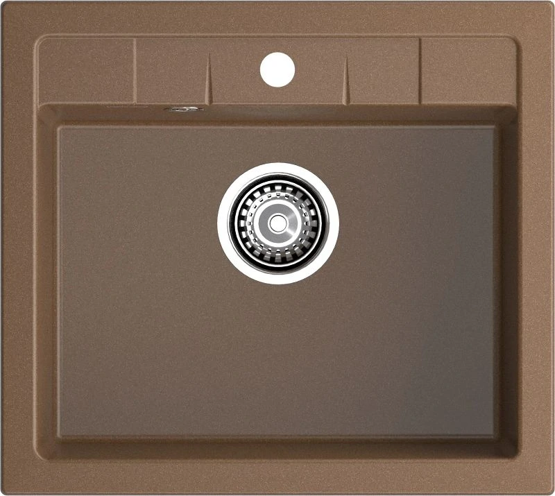 Мойка GranFest Quadro Q-561, терракот