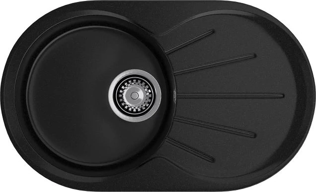 Мойка для кухни GranFest Rondo GF-R750 L черная