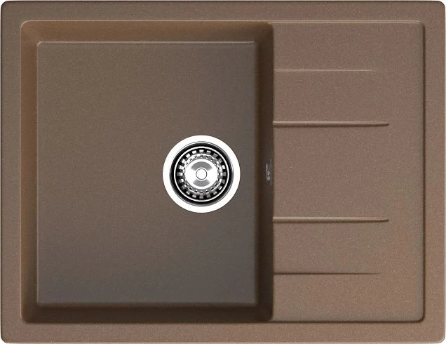 Мойка для кухни GranFest Quadro GR Q-650 L терракот