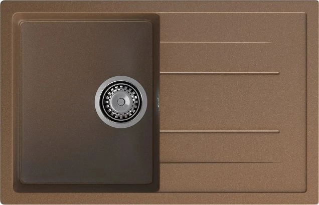 Мойка для кухни GranFest Quadro Q-780L терракот