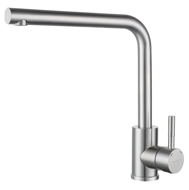 Смеситель для кухни GranFest Quarz Z-5411 нержавеющая сталь
