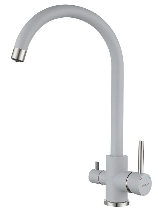 Смеситель для кухни GranFest Quarz Z-5420 серый