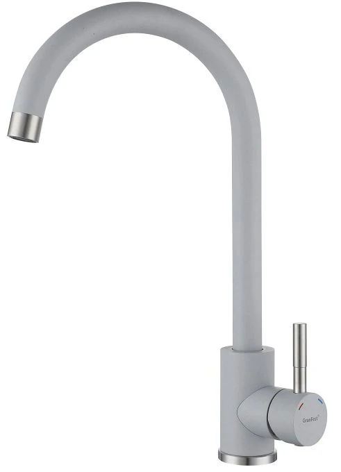Смеситель для кухни GranFest Quarz Z-5410 серый