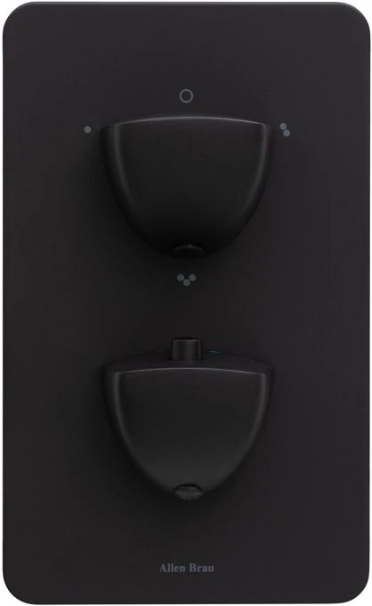 Смеситель для ванны Allen Brau Infinity 5.21316-31 (с внутренней частью, 3 выхода) черный матовый
