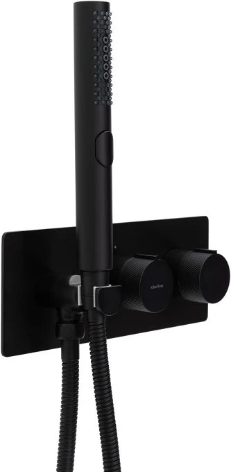 Смеситель для ванны Allen Brau Liberty 5.33009-31 (с внутренней частью, 2 хода) черный матовый