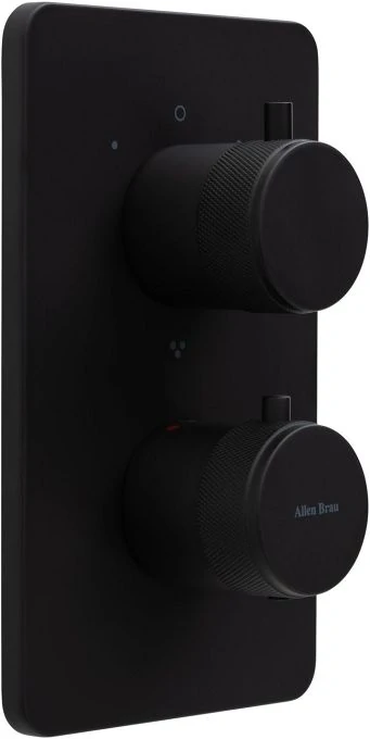 Смеситель для ванны Allen Brau Priority 5.31314-31 (с внутренней частью, 3 выхода) черный матовый