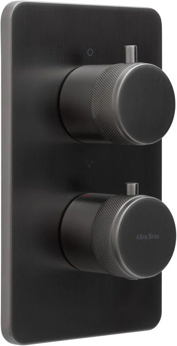 Смеситель для ванны Allen Brau Priority 5.31314-MG (с внутренней частью, 3 выхода) графит браш