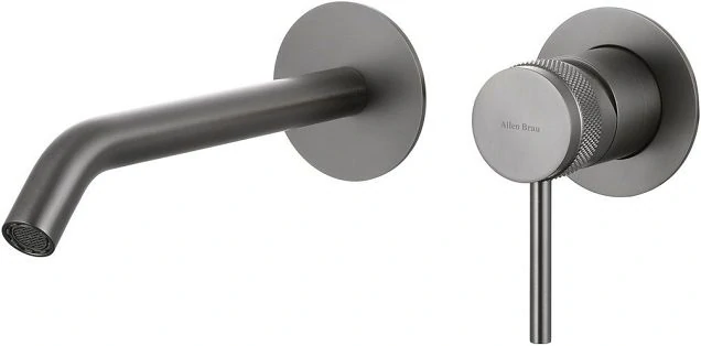 Смеситель для раковины Allen Brau Priority 5.31A03-MG (с внутренней частью) графит браш