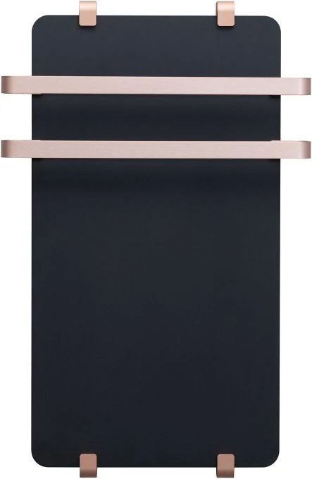 Полотенцесушитель электрический Allen Brau Infinity 80x44 с рейлингом 2.0 и креплением, медь браш