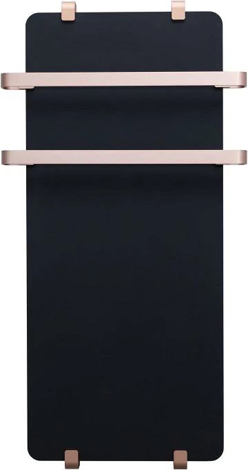 Полотенцесушитель электрический Allen Brau Infinity 140x44 с рейлингом 2.0 и креплением, медь браш