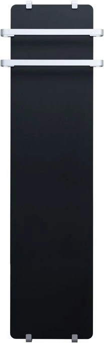 Полотенцесушитель электрический Allen Brau Infinity 140x44 с рейлингом 2.0 и креплением, серебро браш