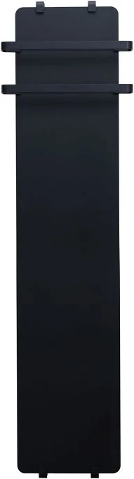 Полотенцесушитель электрический Allen Brau Infinity 180x44 с рейлингом 2.0 и креплением, черный матовый