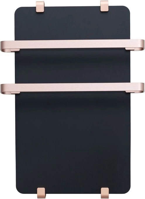 Полотенцесушитель электрический Allen Brau Infinity 60x44 с рейлингом 2.0 и креплением, медь браш