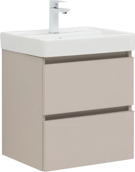 Тумба под раковину Aquanet Вега 2.0 50 бежевый