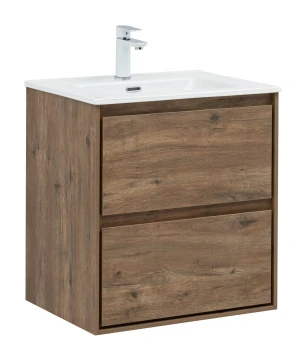 Тумба под раковину Aquanet Милан 60 дуб рустикальный