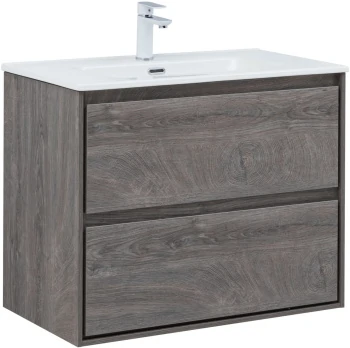 Тумба под раковину Aquanet Милан 80 дуб рошелье