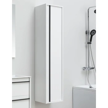 Шкаф-пенал Aquanet Lino 35 белый матовый
