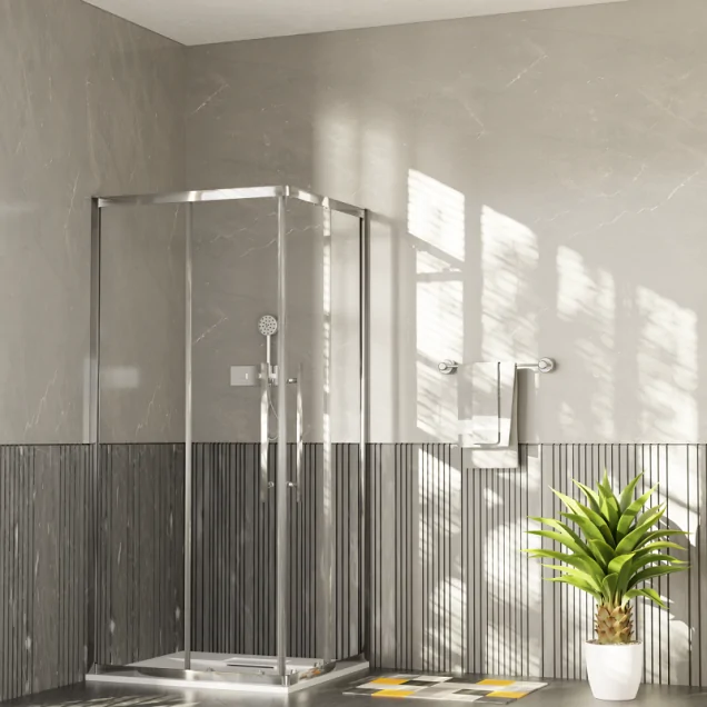 Душевое ограждение  ESBANO                                    ESF-80D1+120D2-C