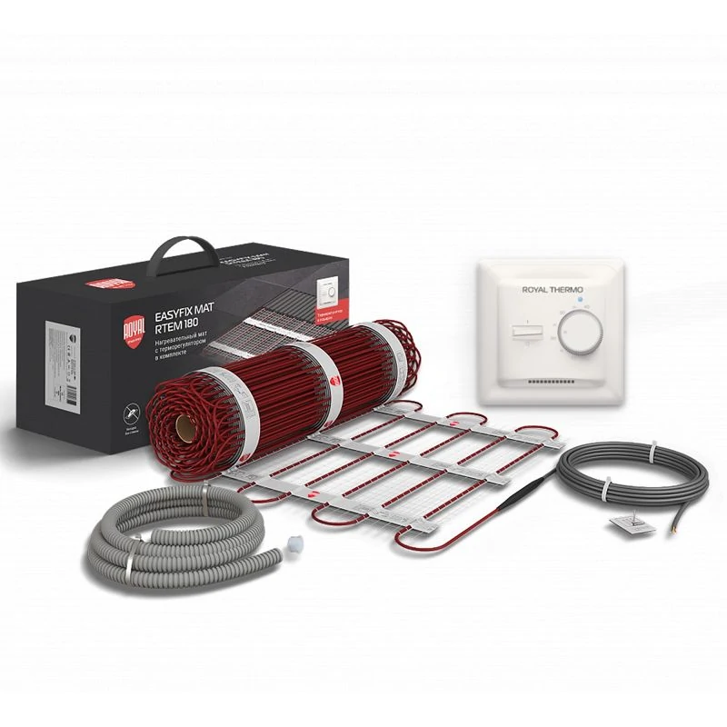 Тёплый пол Royal Thermo EasyFix Mat 0,5 м² + терморегулятор