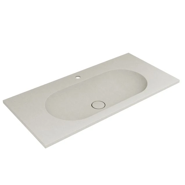 Раковина Vincea VCB-4H100J 100x48 из кварца, цвет жасмин