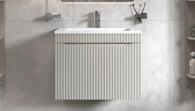 Тумба под раковину Velvex Alba 700-0-1 (Madera Modul) навесная тирамису