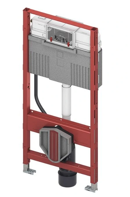Инсталляция Tece Profil 9300379 со смывным бачком Uni 2.0 к унитазу-биде