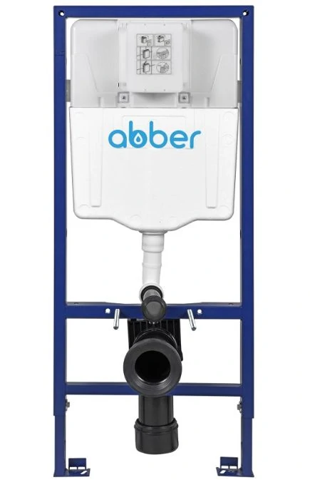 Инсталляция ABBER AC0108 для подвесного унитаза пневматическая