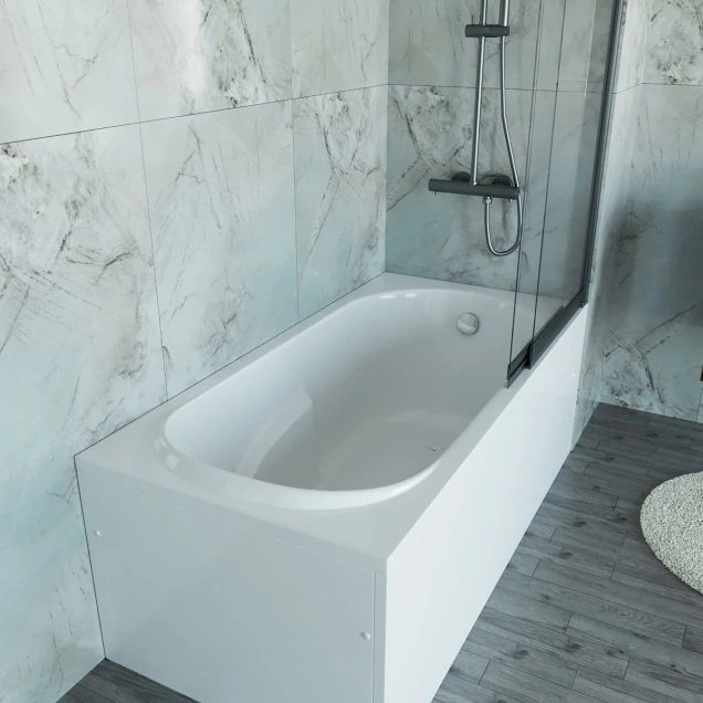 Ванна акриловая Vincea VBT-2A150-LG с ножками 150х75 пристенная, цвет белый