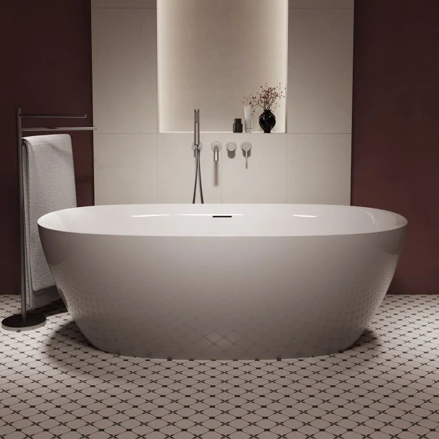 Ванна акриловая Vincea VBT-708-1600 160х80 щелевой перелив, слив белый