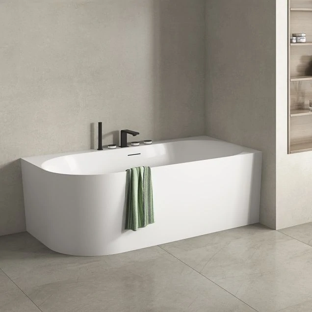 Ванна акриловая Vincea VBT-704-1800-R 180х80 правая, щелевой перелив, слив белый