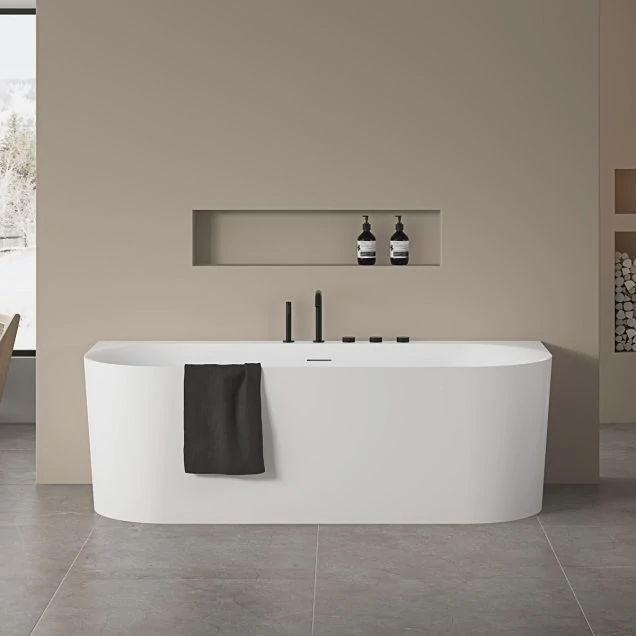 Ванна акриловая Vincea VBT-703-1800 180х80 щелевой перелив, слив белый