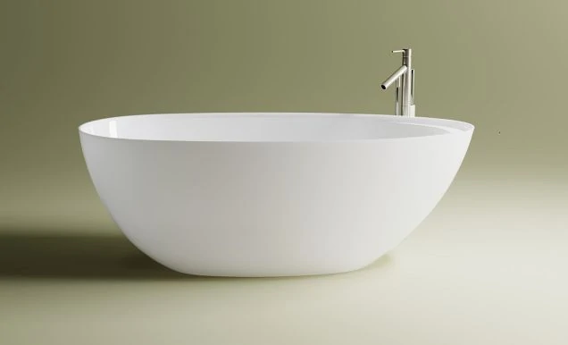 Ванна Astra-Form Исида 170х80 Solid Surface с интегрированным переливом