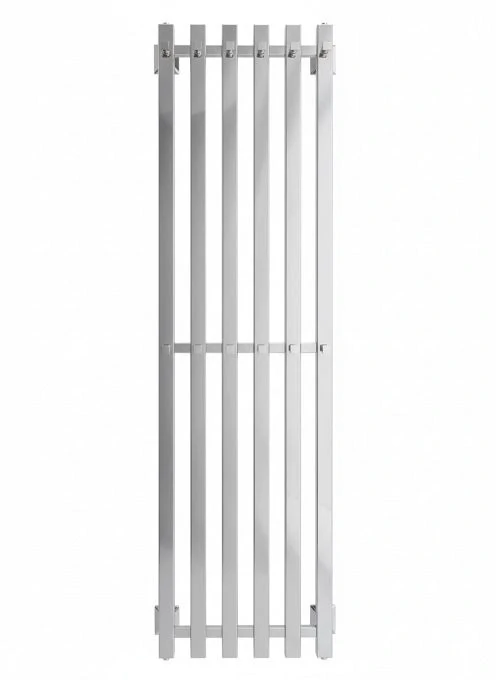 Полотенцесушитель водяной Маргроид Inaro профильный 2 ряда крючков 120х6х30 хром (5 секций по 3 вставки,Вст. 20*20, Част. компл.,12 крюч.;6/6)