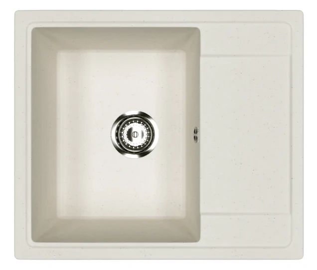 Мойка кухонная Practik PR-M 575-001 белый камень