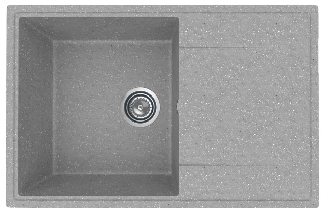 Мойка кухонная Practik PR-M 735-003 светло-серая