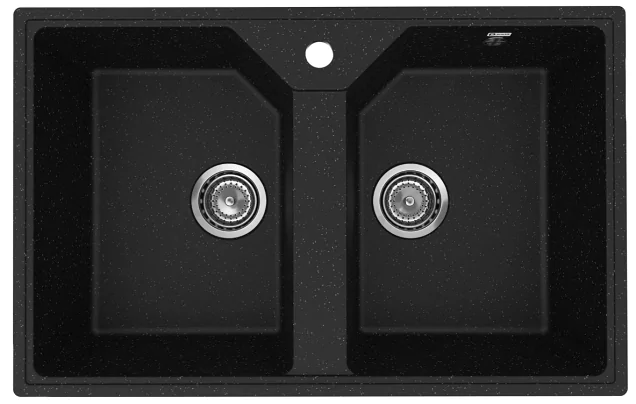 Мойка кухонная Practik PR-M 770-004 черный оникс