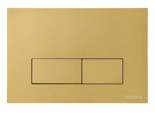 Клавиша смыва Tece TECEspring S S240511 сатин, gold PVD, покрытие против отпечатков пальцев