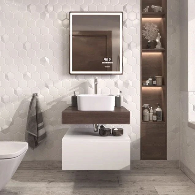 Тумба подвесная без столешницы Velvex Unit tp.UNI.60.1Y белый матовый, 60 см