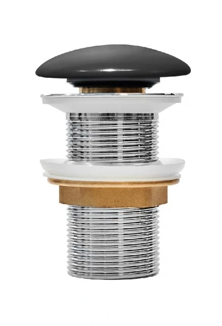 Донный клапан для раковины Iddis Оптима Хоум (Optima Home) OPHBM00i88 без перелива, матовый черный
