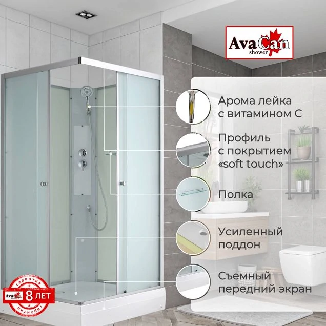 Душевая кабина CK2080N без крыши