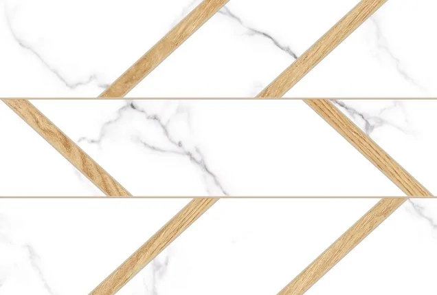 Плитка настенная Global Tile Vega 9VG0105TG 27х40 белая орнамент