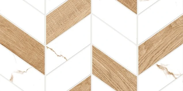GT128VG Настенная плитка Мармарис / Marmaris Бел. 25x50 геометрия_ 1<,25
