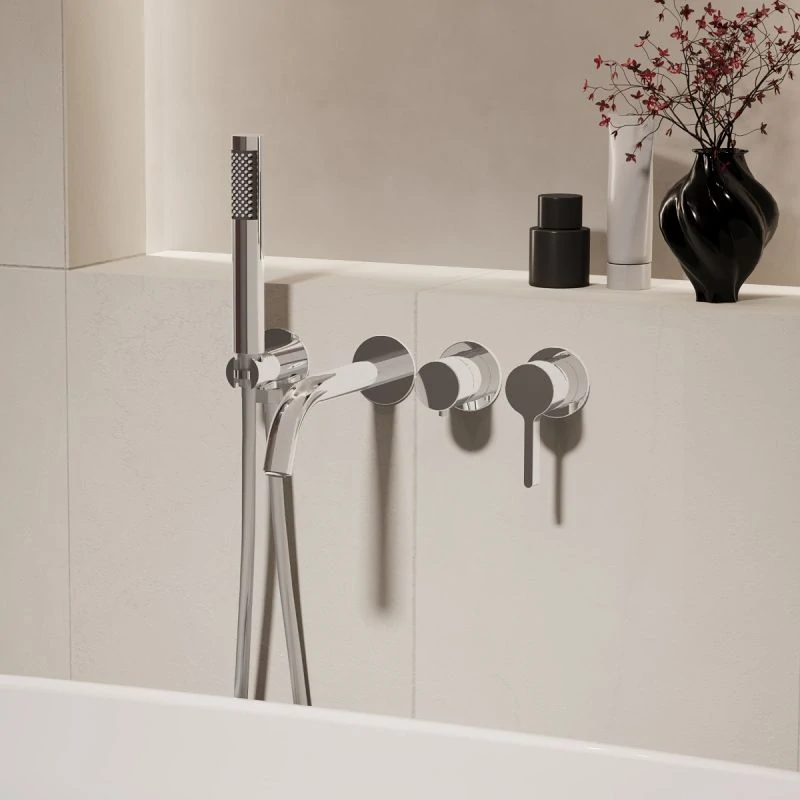 Смеситель для ванны Vincea Villa VTFW-1VL1CH, встраиваемый