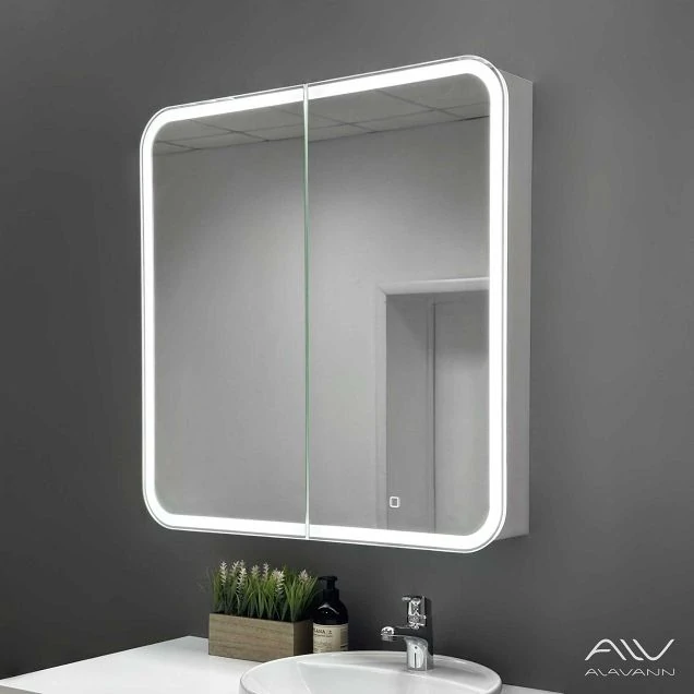 Зеркальный шкаф-трюмо Alavann Cosmetic Light 80 с подсветкой