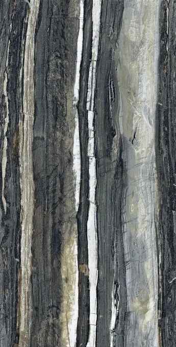 Керамогранит Creanza SH1002-G Brazzilian Black Shape+Glue Art 60x120