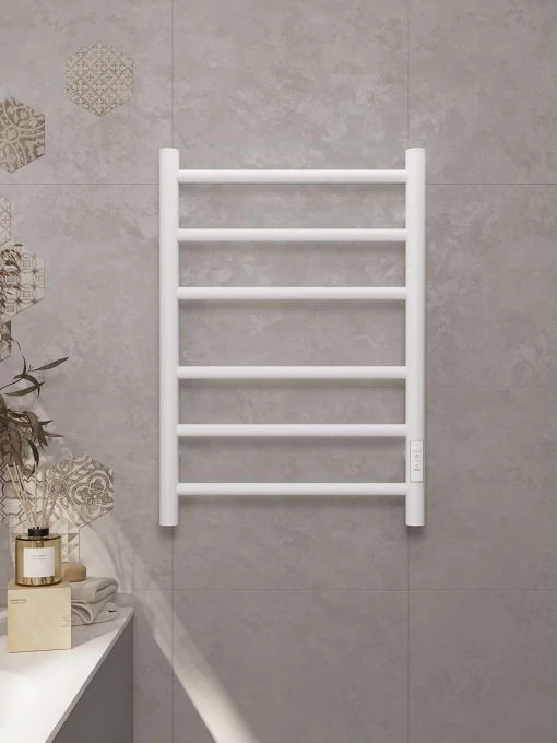 Полотенцесушитель электрический APEXTERMO Стелла ST00164WM 600x400, белый матовый