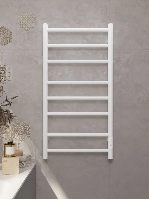 Полотенцесушитель электрический APEXTERMO Стелла ST00184WM 800x400, белый матовый