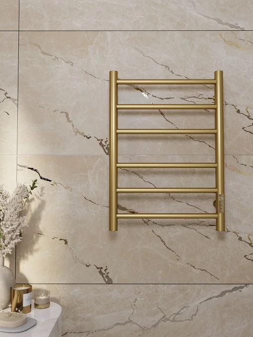 Полотенцесушитель электрический APEXTERMO Стелла ST00164GL 600x400, золотой матовый